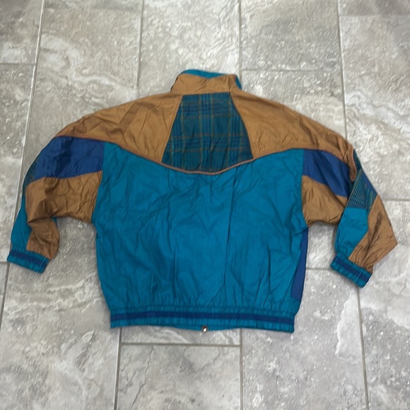 Set of 2 1980s Vintage Active Stuff Zip Up Jacket Windbreaker Size Large - Picture 10 of 16